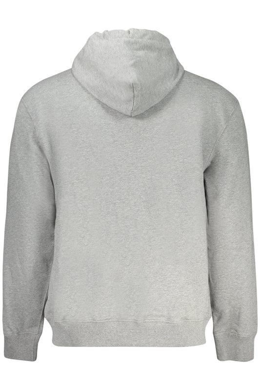CALVIN KLEIN MEN'S ZIPPED SWEATSHIRT GREY