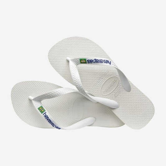 Havaianas Brasil Logo FC - White
